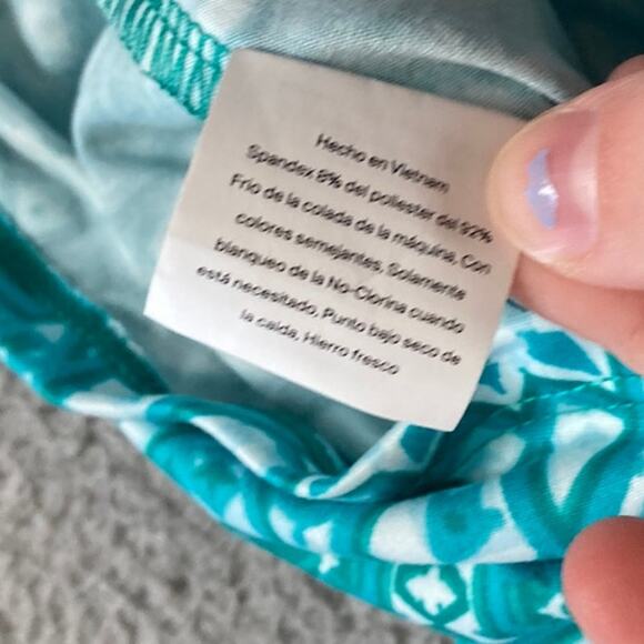 NWT Tranquility Skort 2XL Boho Geometric Pull On Stretch Blue Athletic Golf XXL - Picture 7 of 16